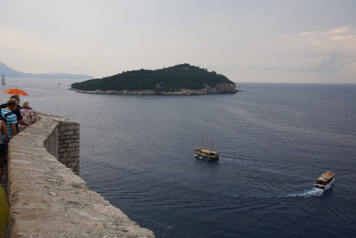 views from dubrovnik walls