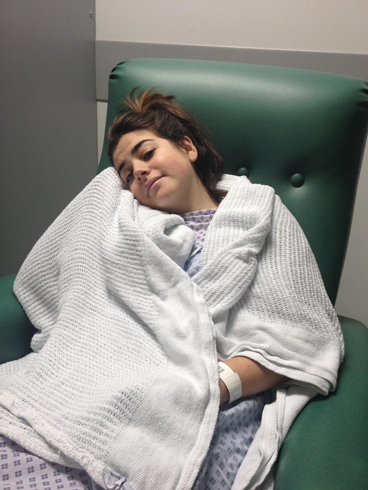 tired franky after her hysterectomy